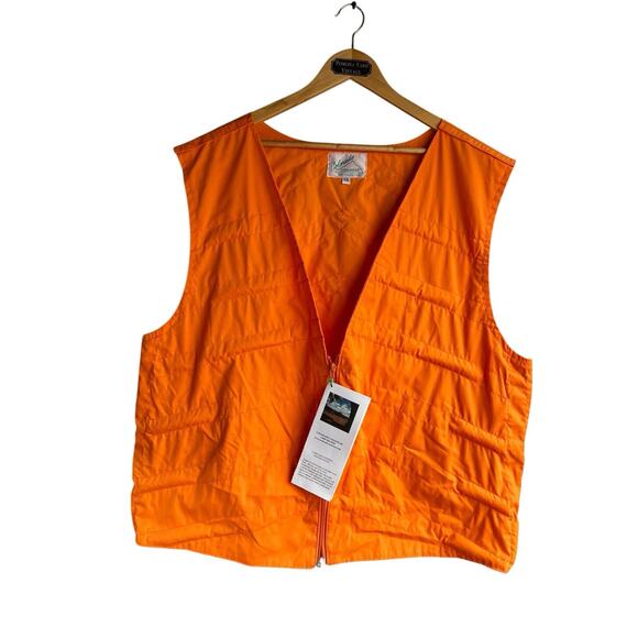 Men's Hydration Vest Cooling Orange Hunting Fishing Hiking Size XXL ~ New W Tags - Picture 1 of 6